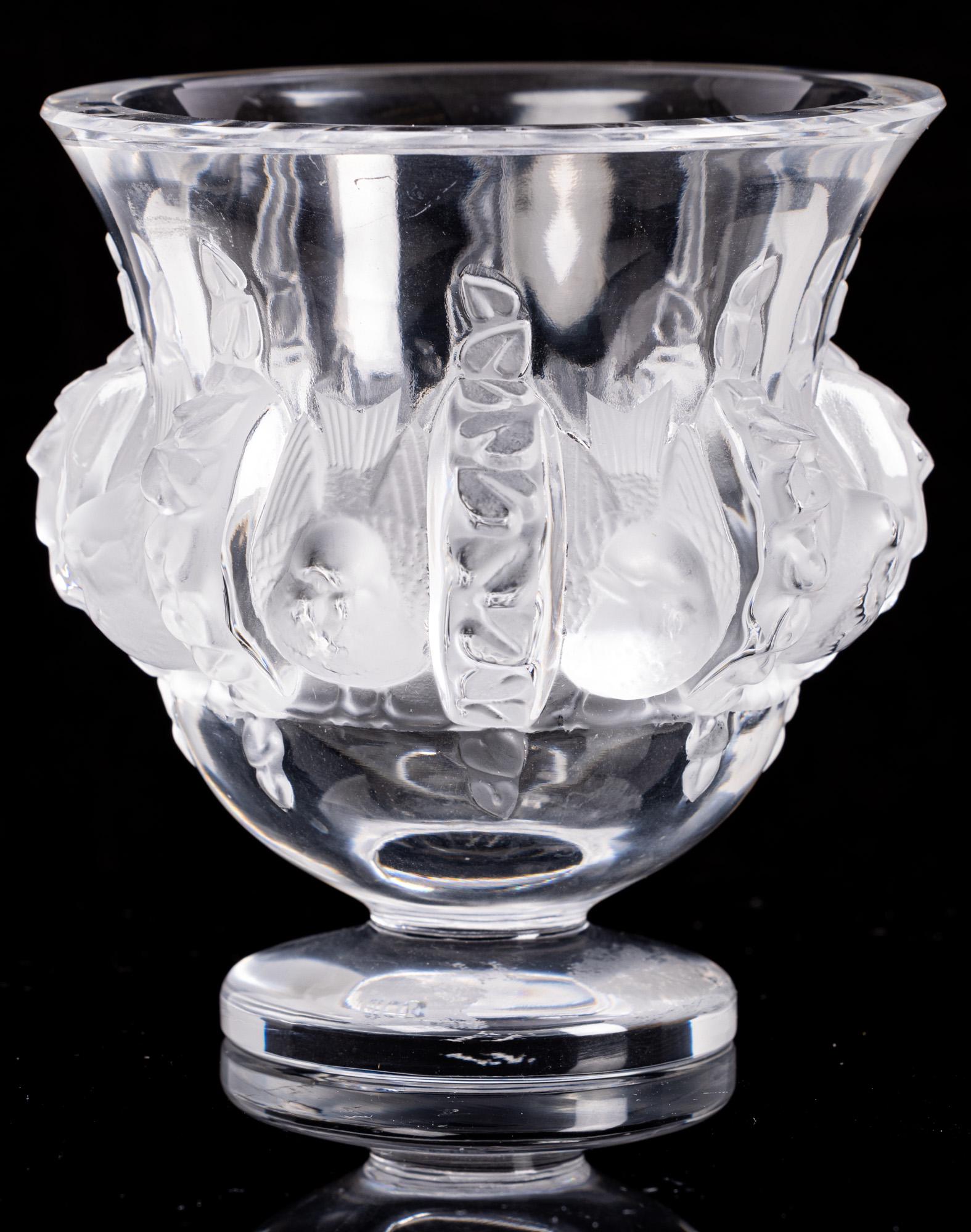 RenÃ© Lalique Dampiere Vase Surrounded by Sparrows and (1 of 1)