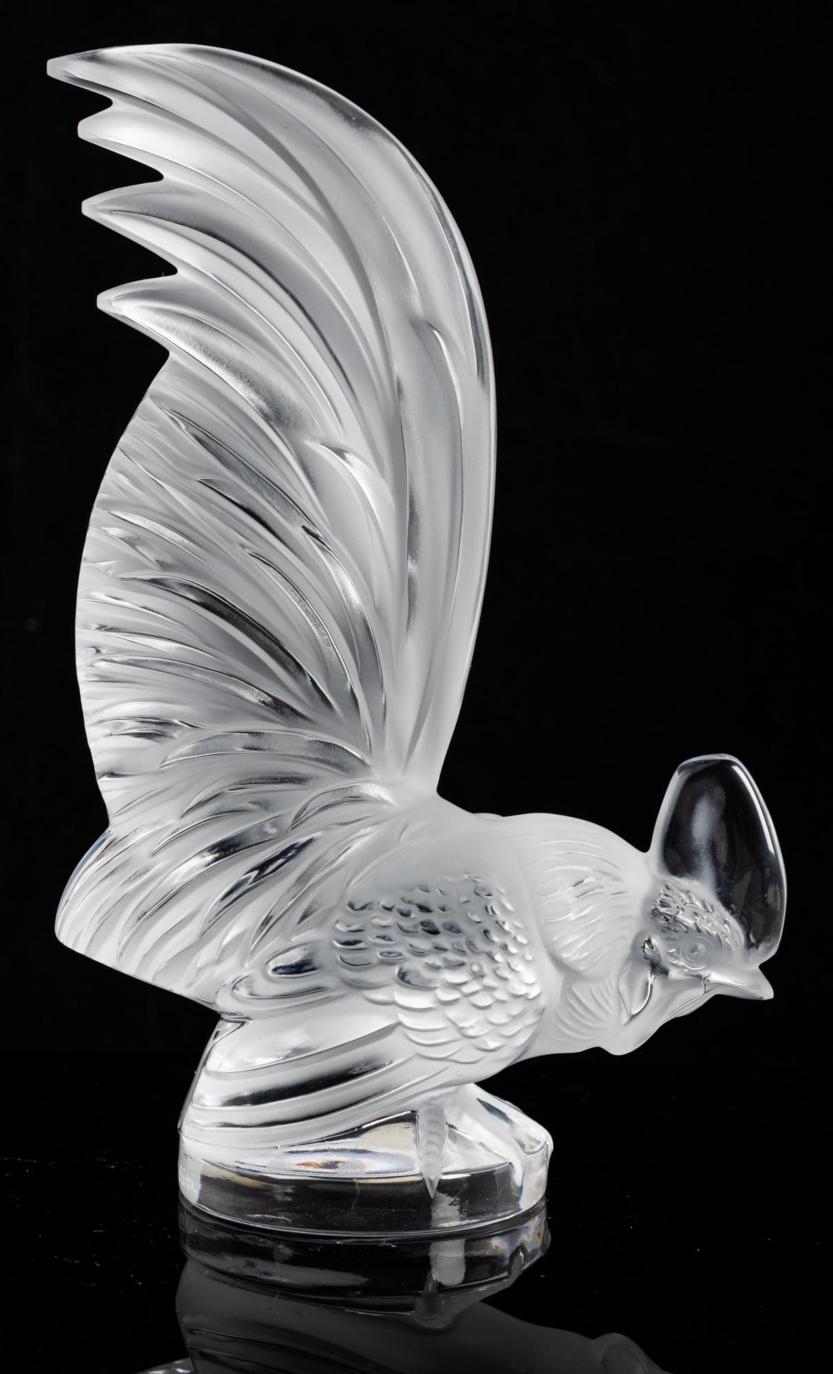 RenÃ© Lalique Crystal Cockrell (Rooster) Signed (1 of 1)