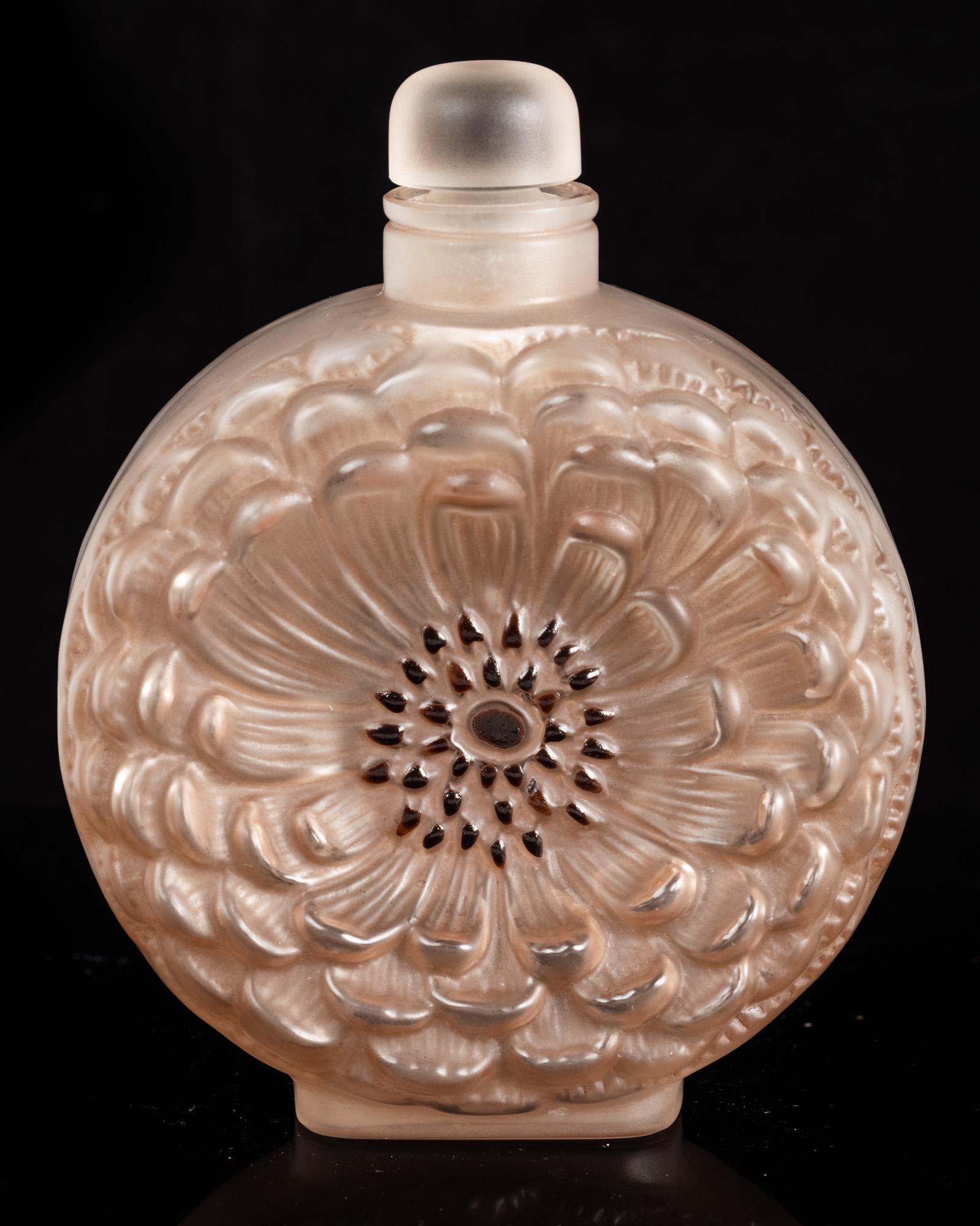 RenÃ© Lalique Vintage 30s Dahlia Perfume Bottle, Signed (1 of 1)