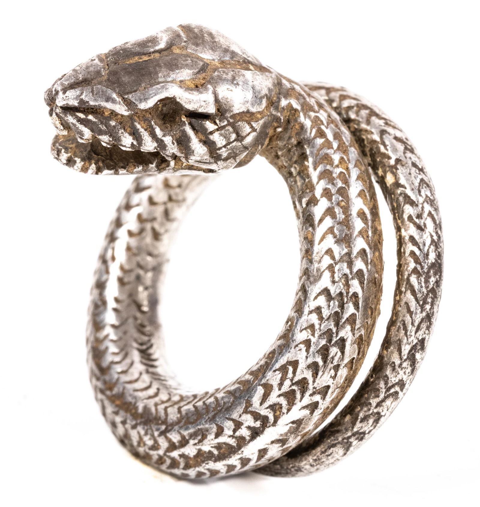 Roman Silver Man's Ring 5th Century AD (1 of 1)