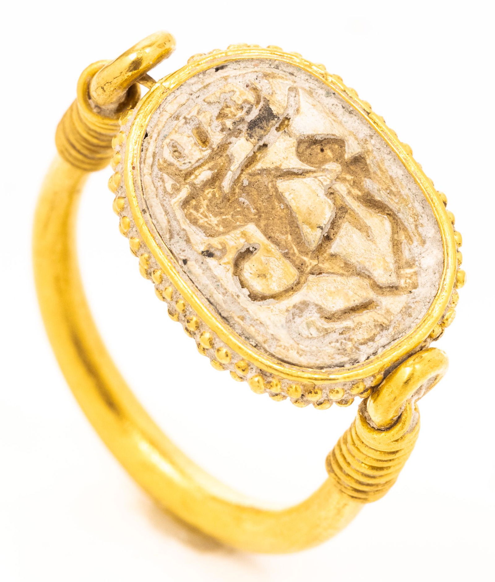 Ancient Egyptian, ca. 5th Century BC, 20K Gold Scarab (1 of 1)