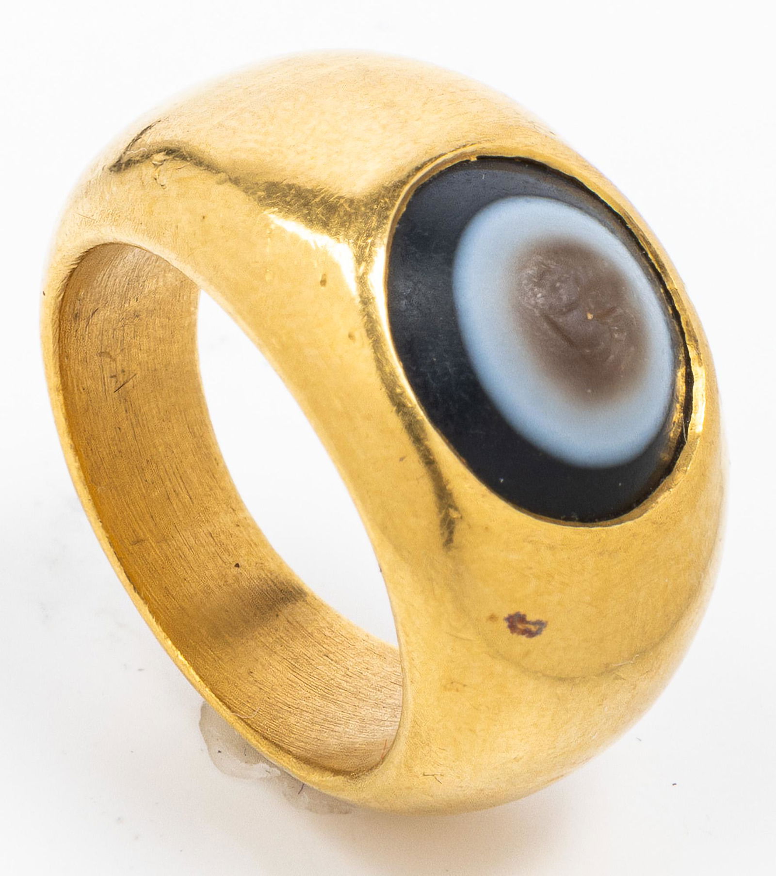 Roman, ca. 1st-2nd Century AD, Banded Agate Intaglio (1 of 1)