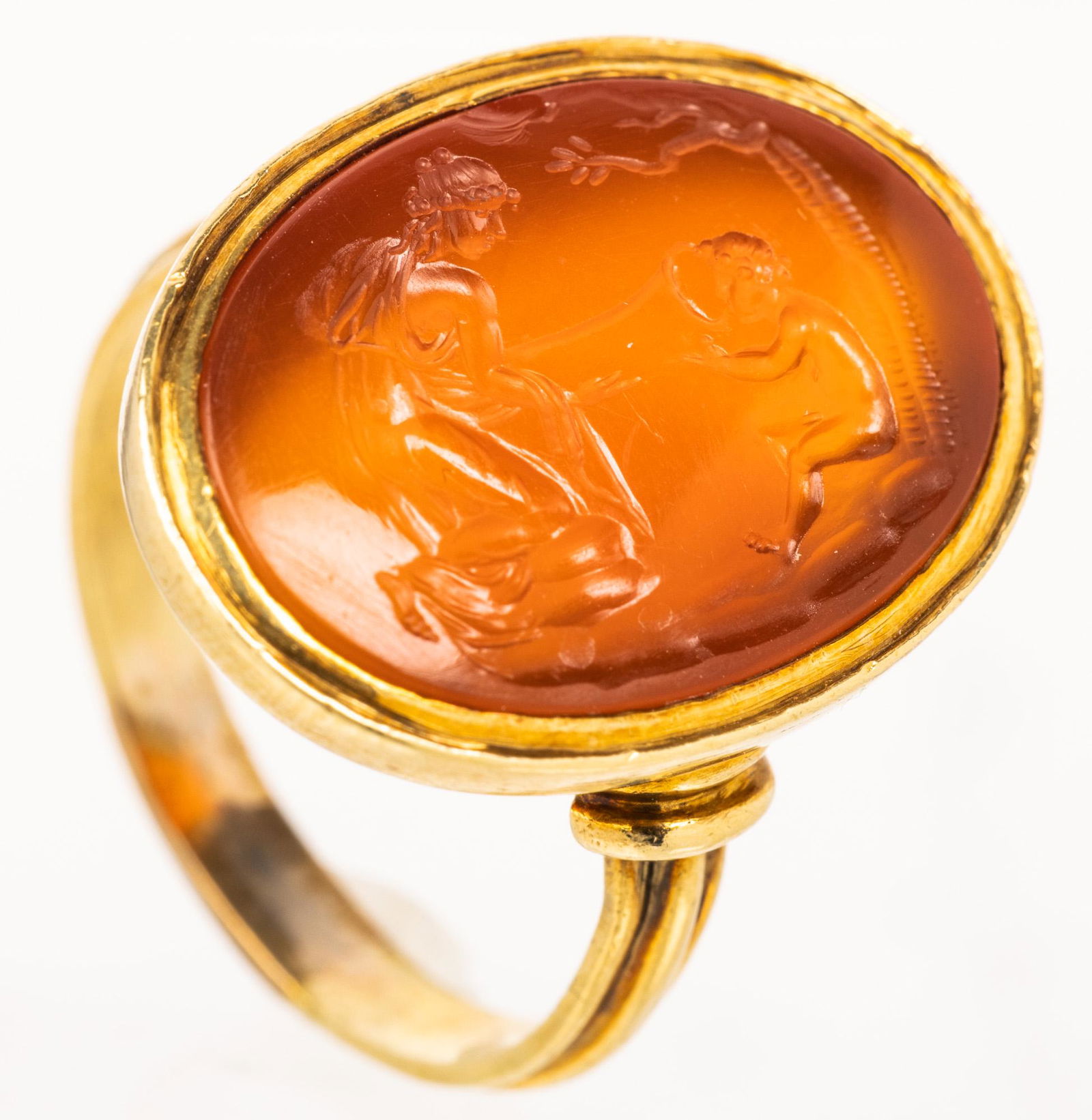 Neo Classical, 18th Century, 14K Gold Ring with (1 of 1)