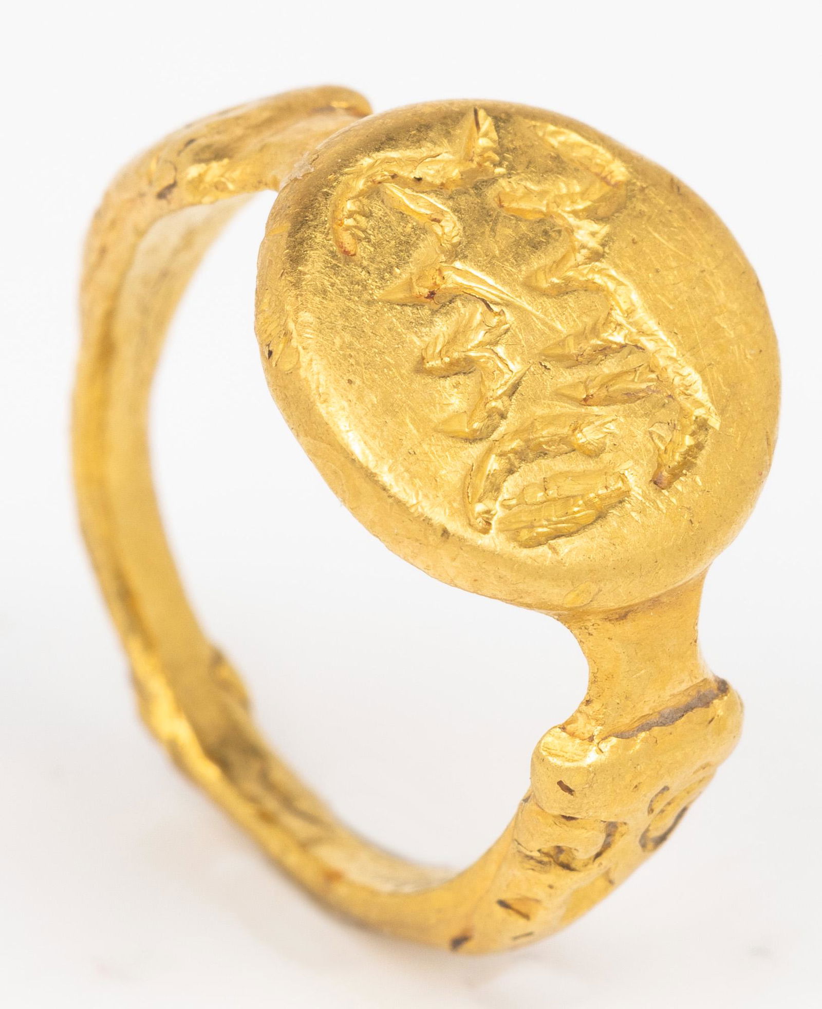 Medieval Islamic, ca. Crusader Period, Solid 22K Gold (1 of 1)