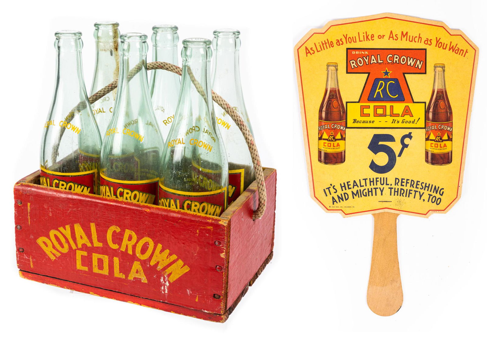 Royal Crown Cola Collection: Six Vintage Bottles (1 of 1)