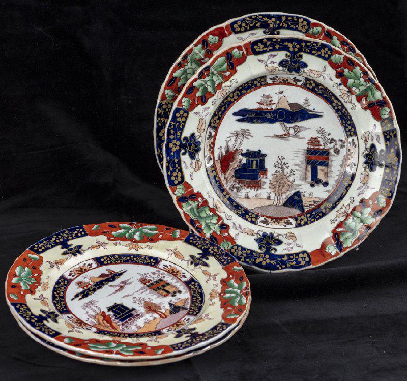 4 Imari Style (Chinoiserie), Early 19th Century, Masons (1 of 1)