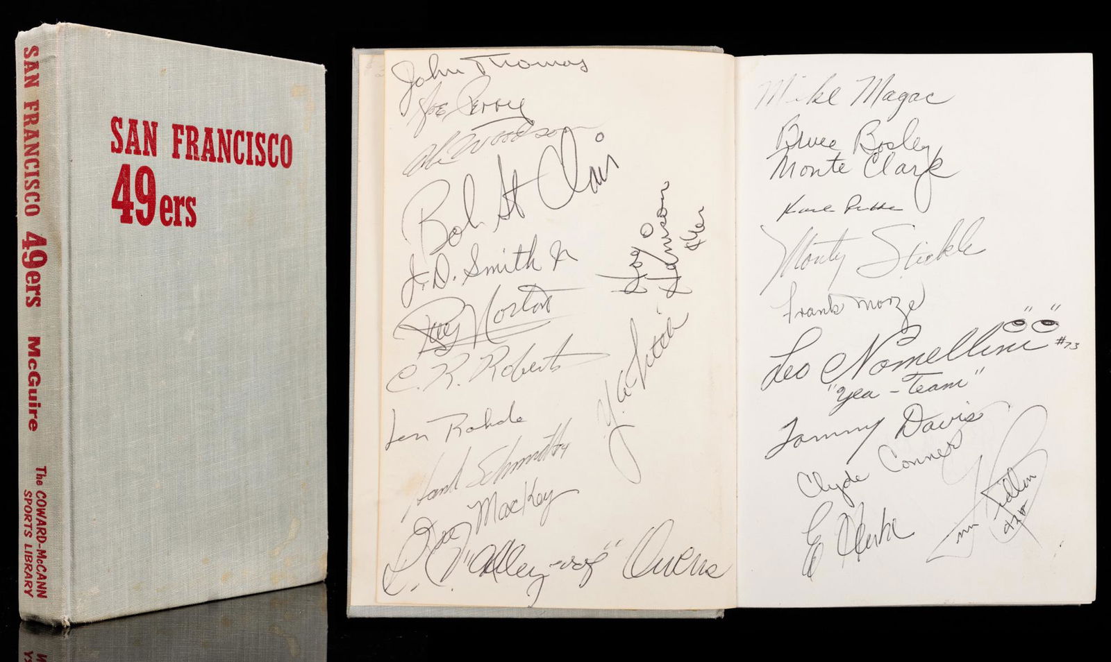 San Francisco 49ers: 1960's Team Signed Volume of the: San Francisco 49ers: 1960's Team Signed Volume of the History of the 49ers by 44 Players and Coaches Including Red Hickey, John Brodie. Acclaimed sports writer Dan McGuire authored a history of the Sa