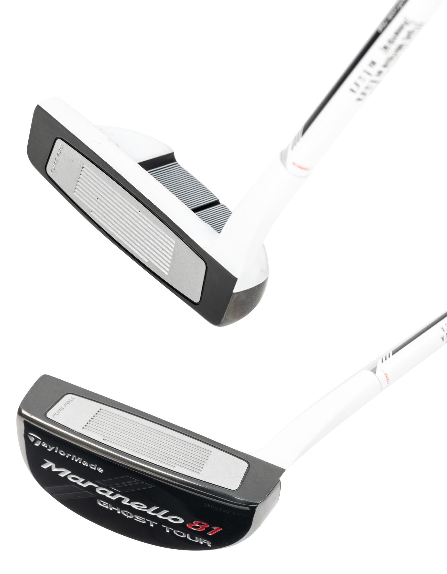2013 Maranello 81 Ghost Tour Putter by TayloyMade: 2013 Maranello 81 Ghost Tour Putter by TayloyMade Putter New: Awarded, Never Played with Leather & Sheep's Wool Cover. TaylorMade is an undisputed industry leader in golf equipment, offering a complet