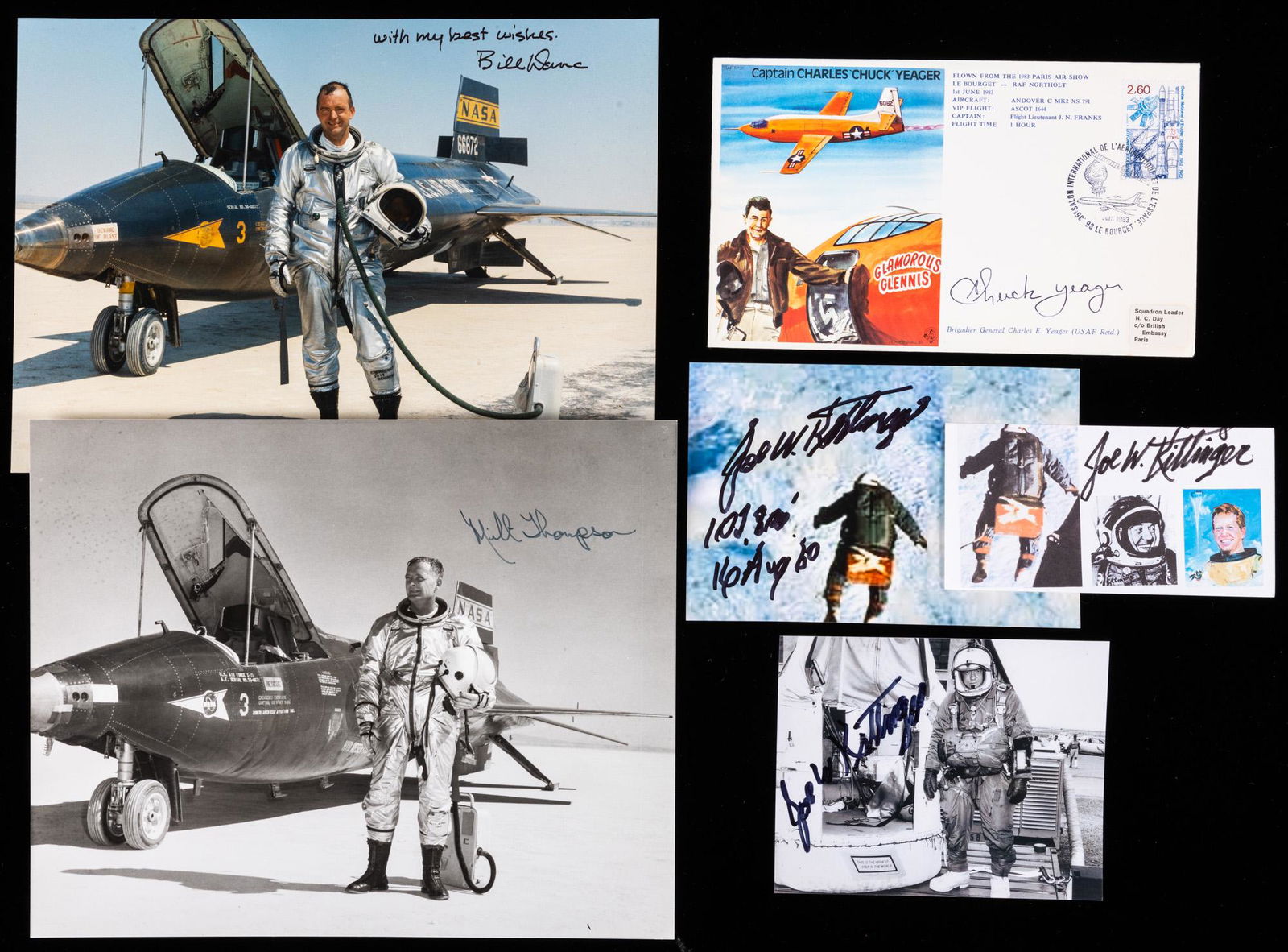 Test Pilots: Chuck Yeager (Scarce Signed & Flown Cover) (1 of 1)