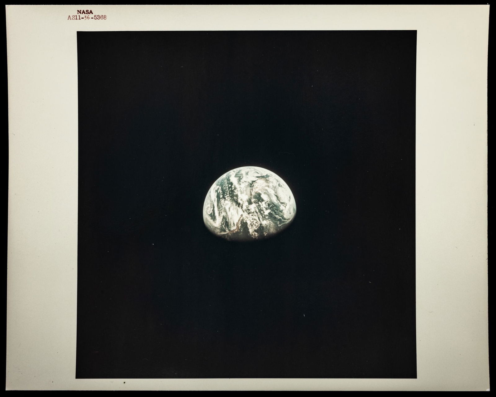 Apollo 11: Vintage Chromogenic Print, 'Earth View, Day (1 of 1)
