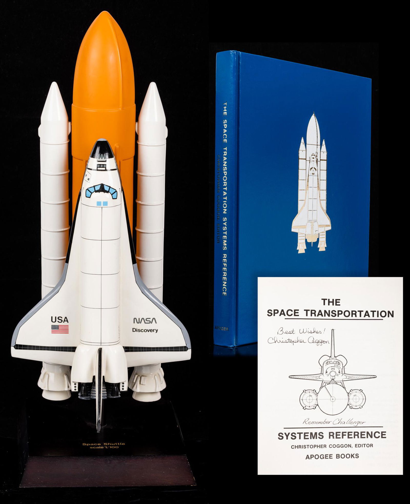 Outstanding Discovery Shuttle Model And Hardcover Of (1 of 1)