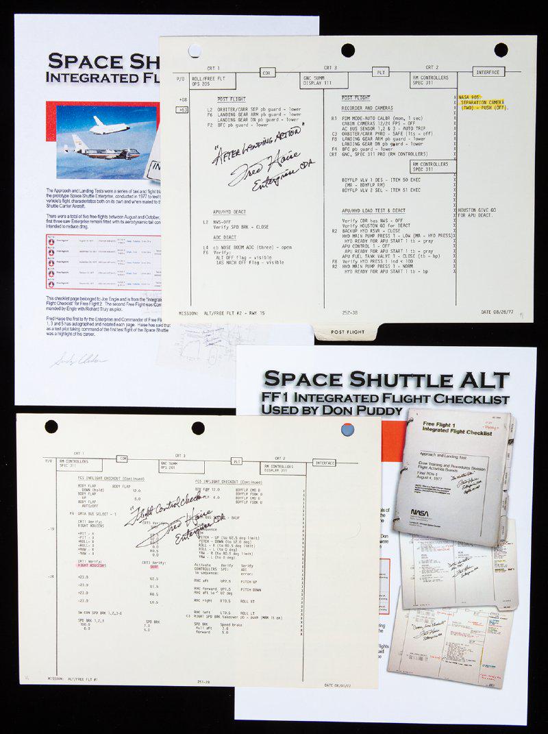 Approach and Landing Tests: Two Autographed Integrated (1 of 1)
