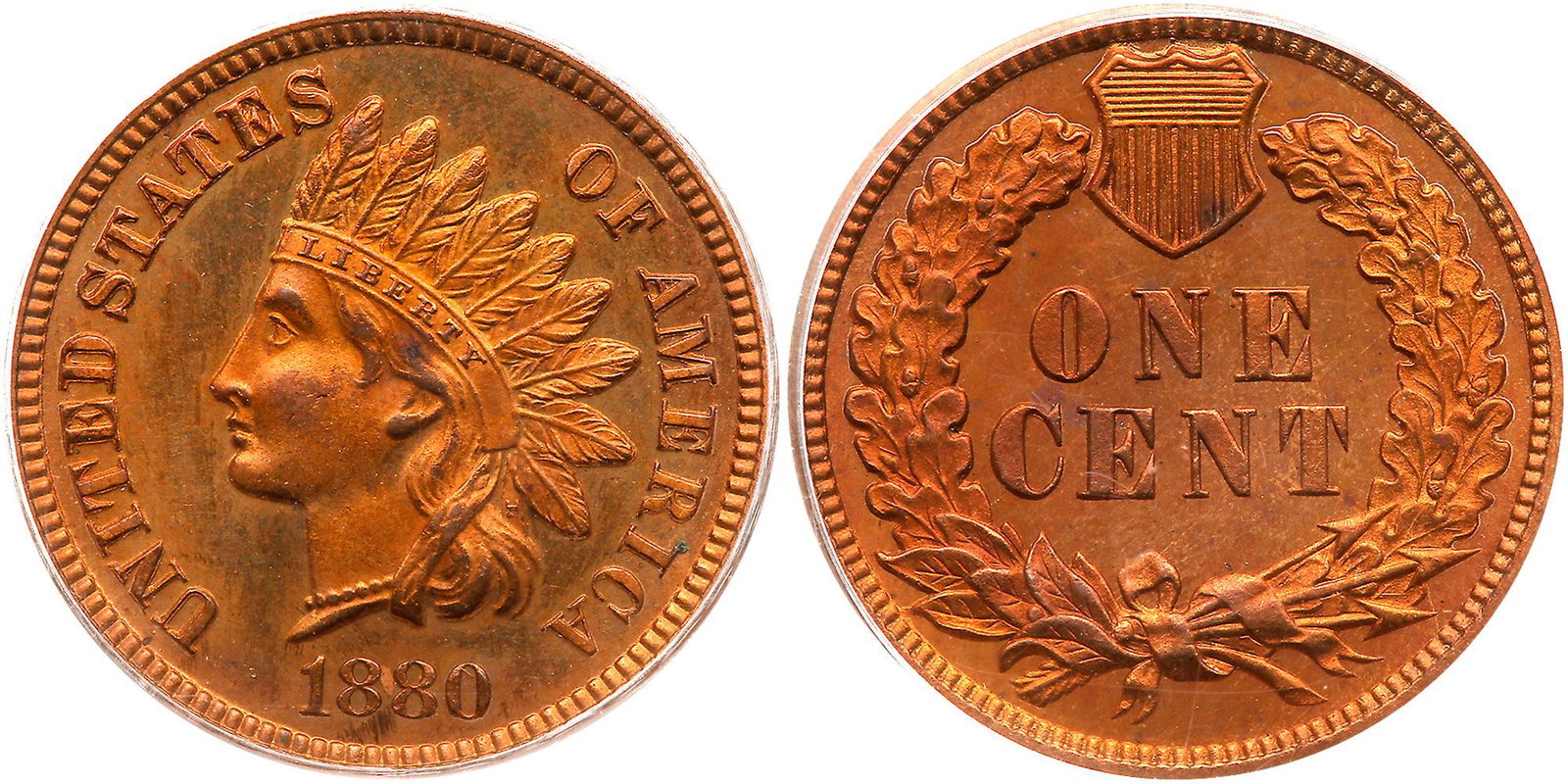 1880 Indian Head Cent (1 of 3)