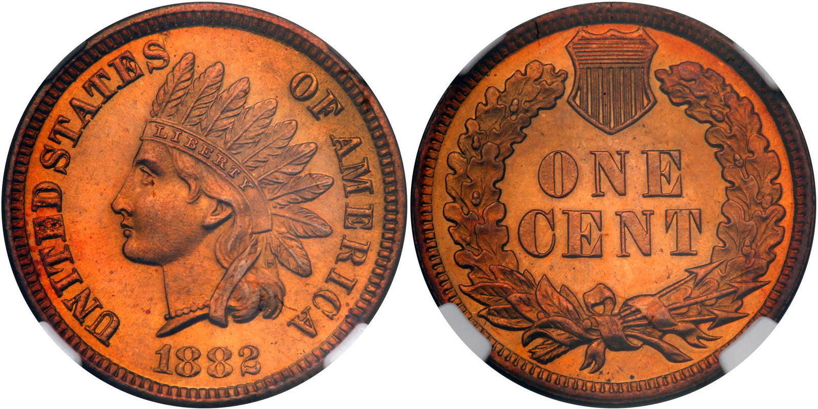 1882 Indian Head Cent (1 of 3)