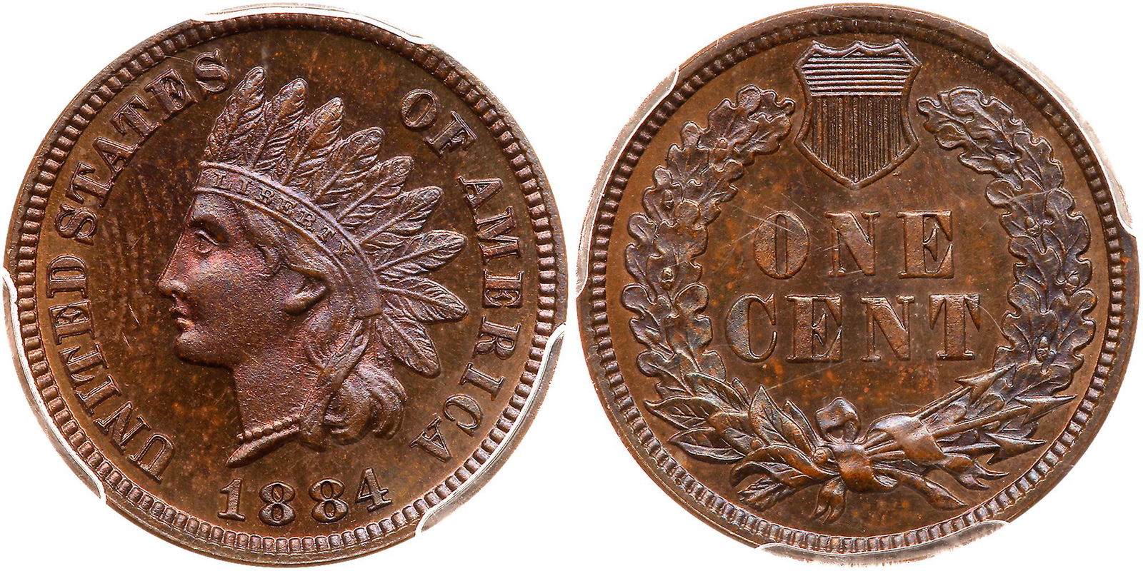 1884 Indian Head Cent (1 of 3)