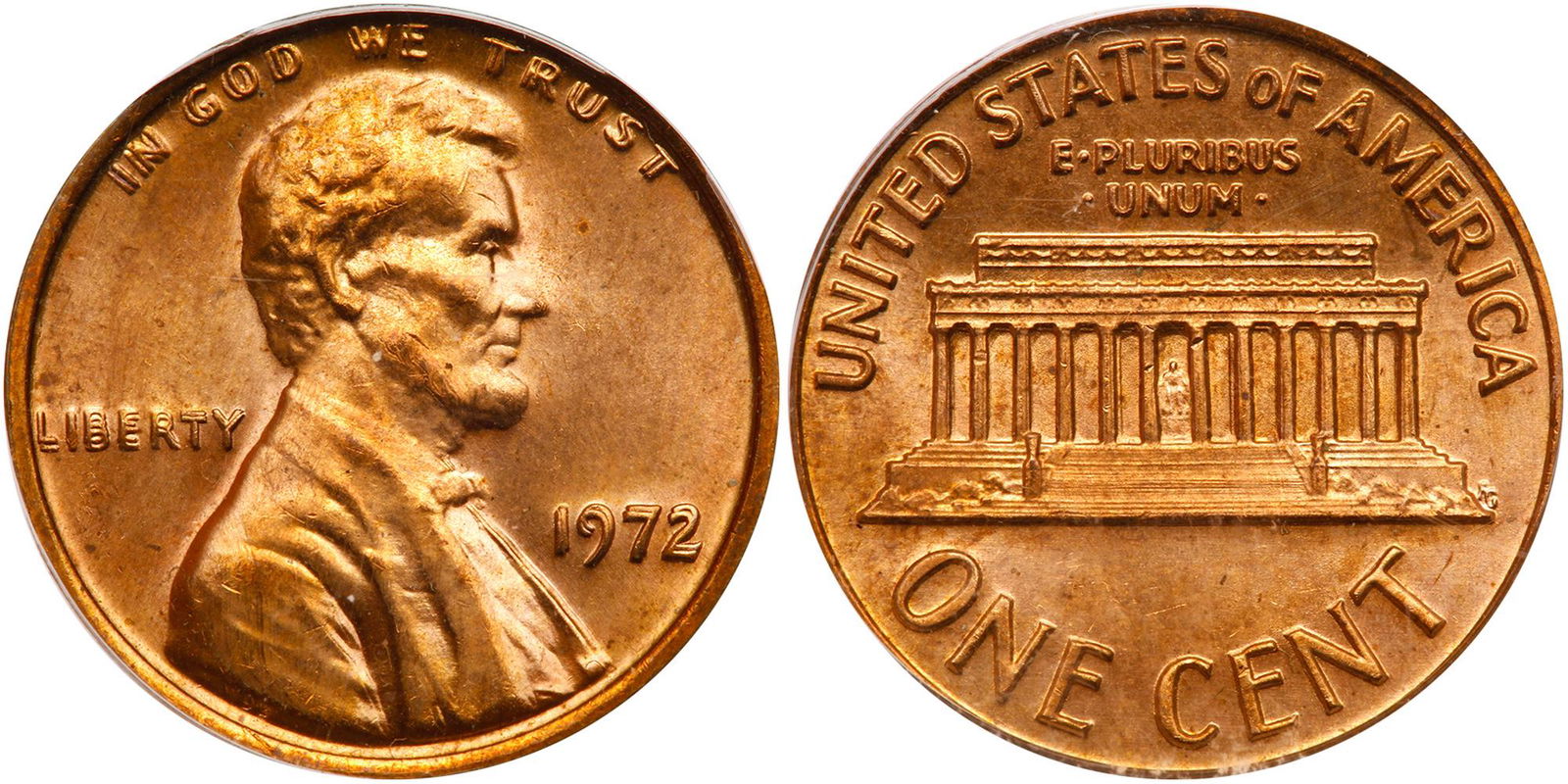 1972 Lincoln Cent. Doubled die obverse (1 of 3)