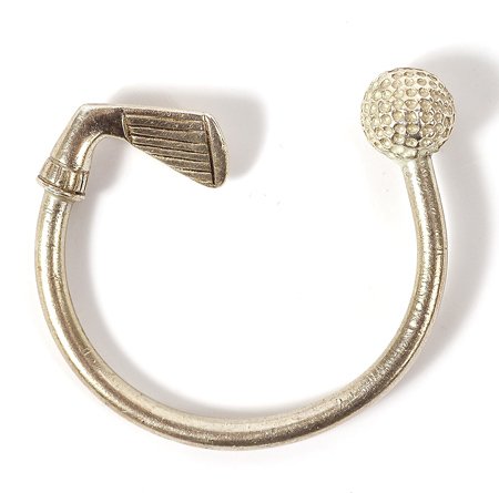 Tiffany & Company Sterling Silver Golf Design Key : Tiffany & Company Sterling Silver Golf Design Key Ring. Marked Tiffany & Co., 925. Estimated Value $100 - 150.