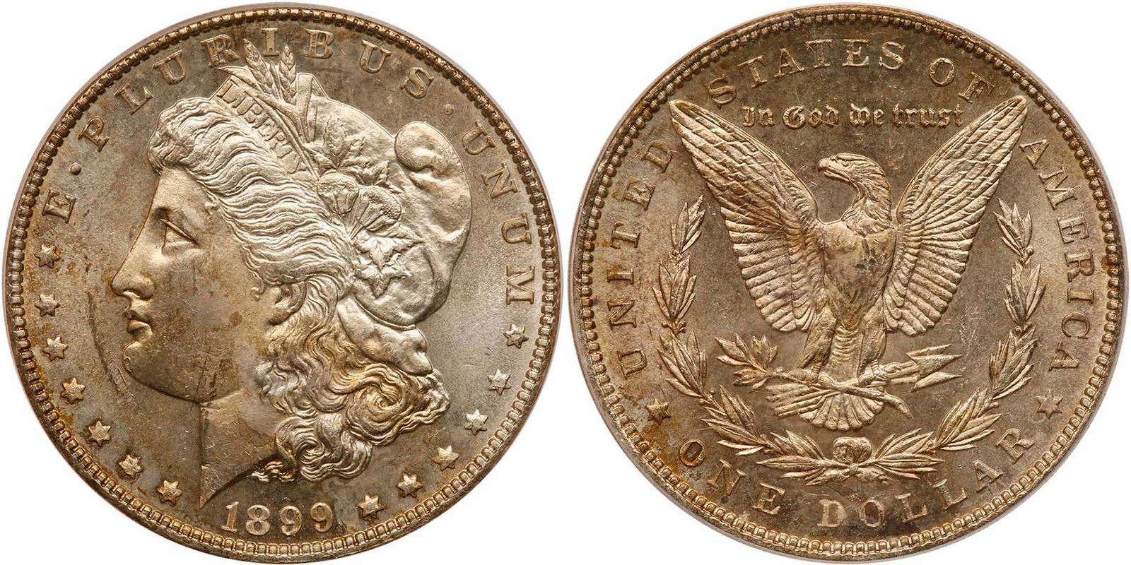 1899 Morgan Dollar. PCGS MS63 (1 of 3)