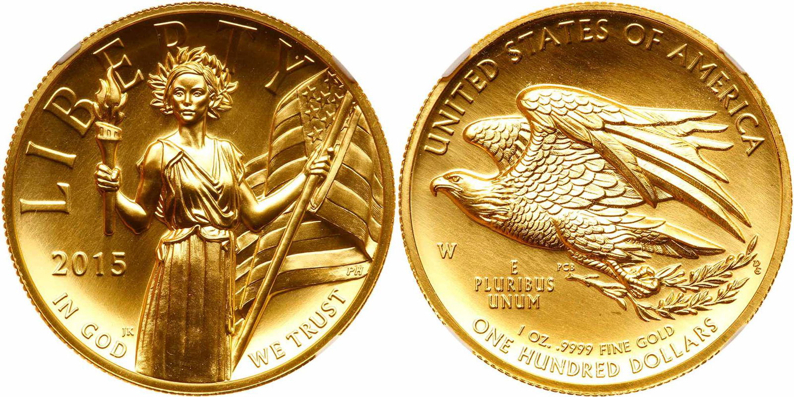 2015-W American Liberty High Relief $100 Gold Coin. NGC (1 of 3)