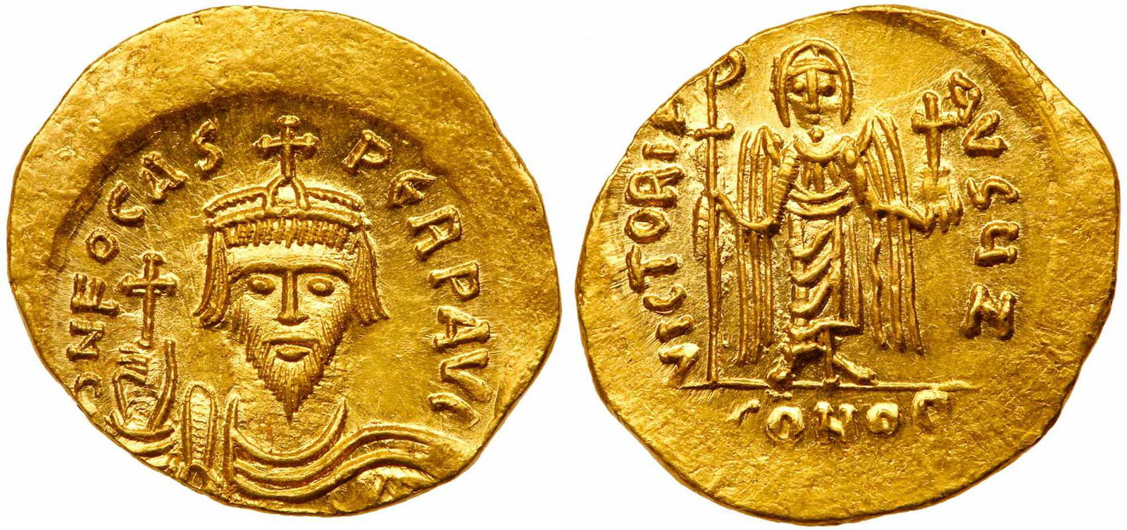 Phocas, 602-610. Gold Solidus (4.48 g). MS (1 of 3)