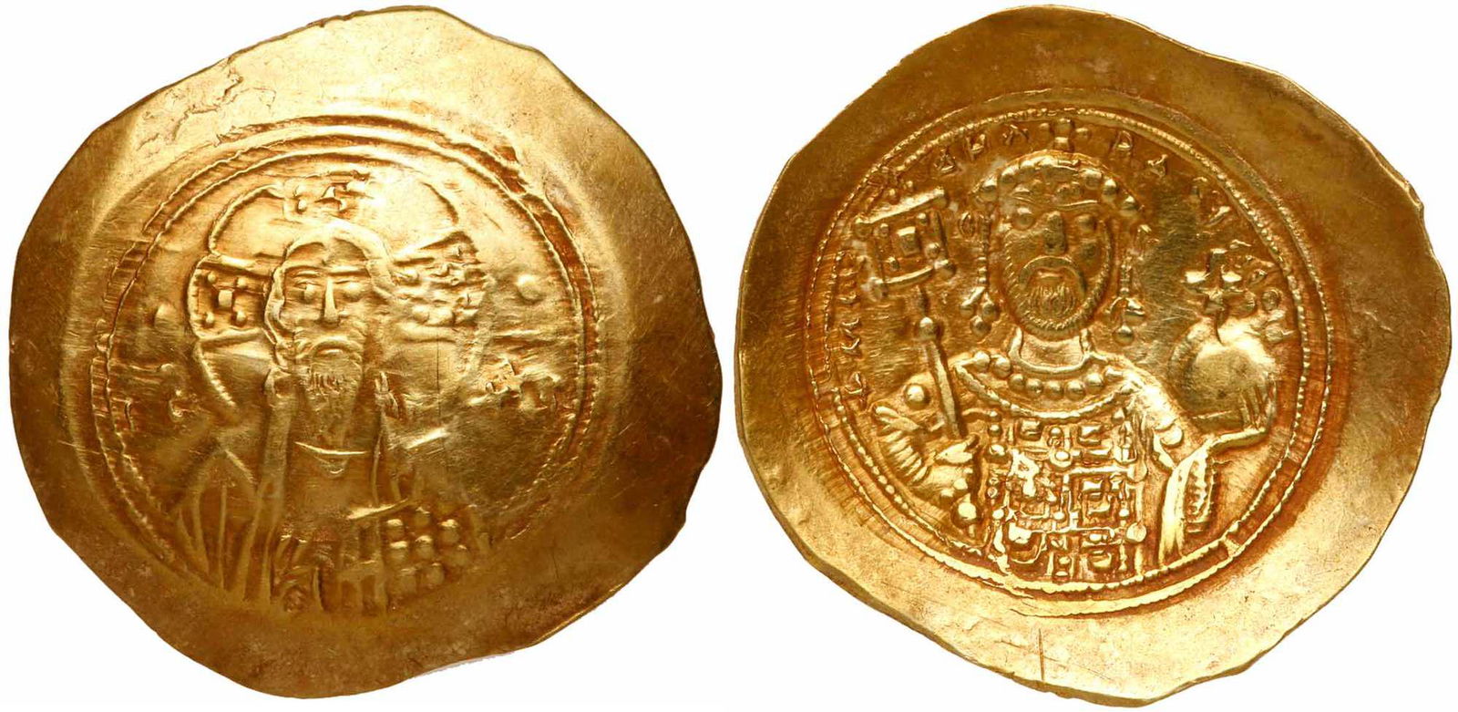 Michael VII, Ducas, 1071-1078. Gold Scyphate Nomisma (1 of 3)