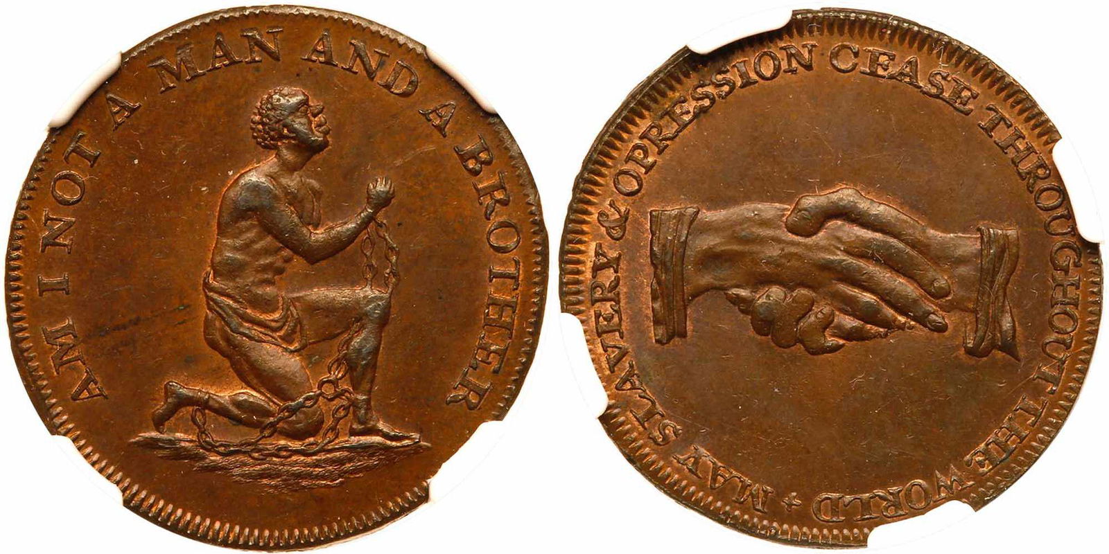 Great Britain. Middlesex. Conder Halfpenny, ND. NGC (1 of 3)