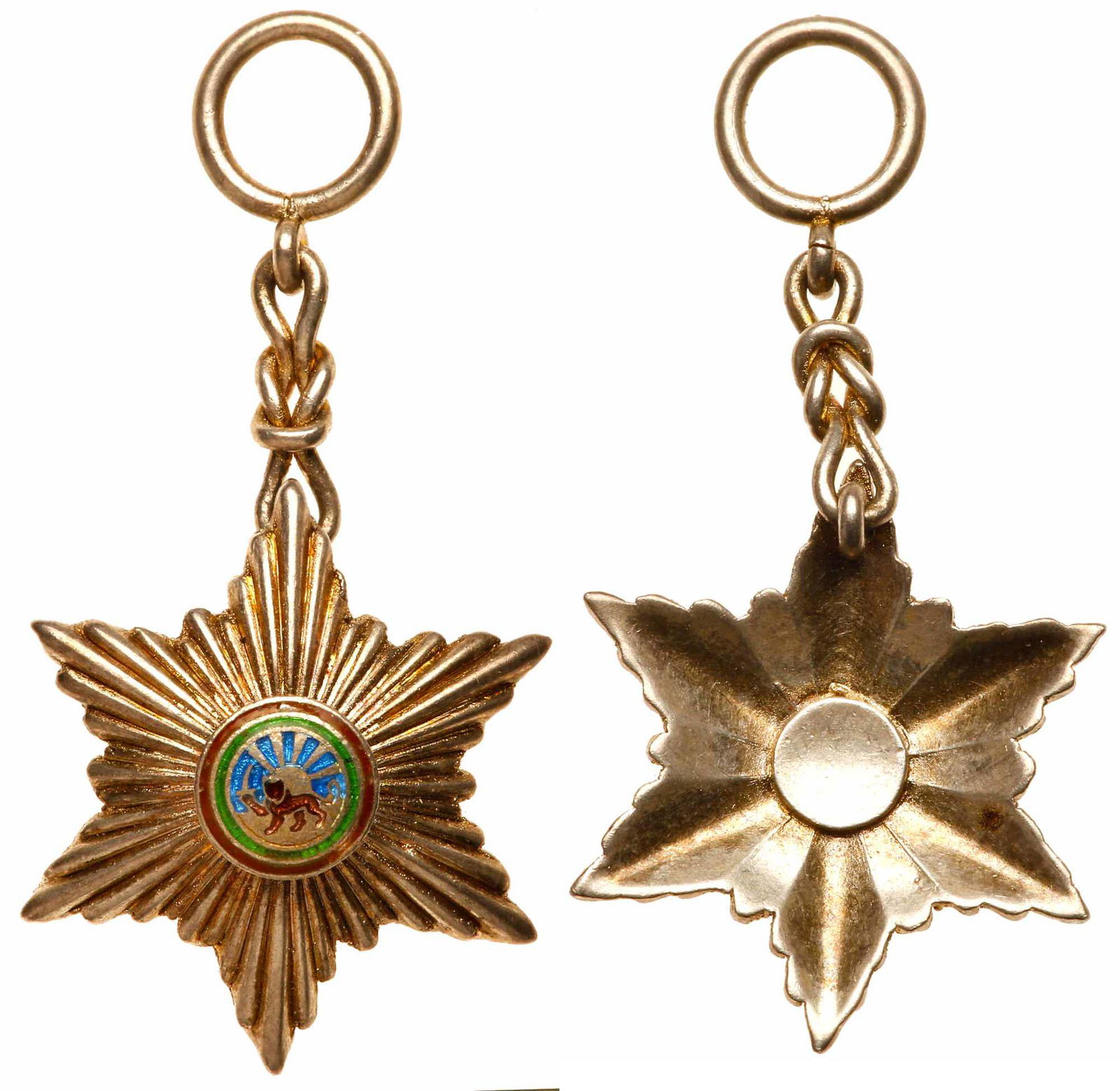 Iran. Order of Homayoun, Night Badge. AEF (1 of 3)