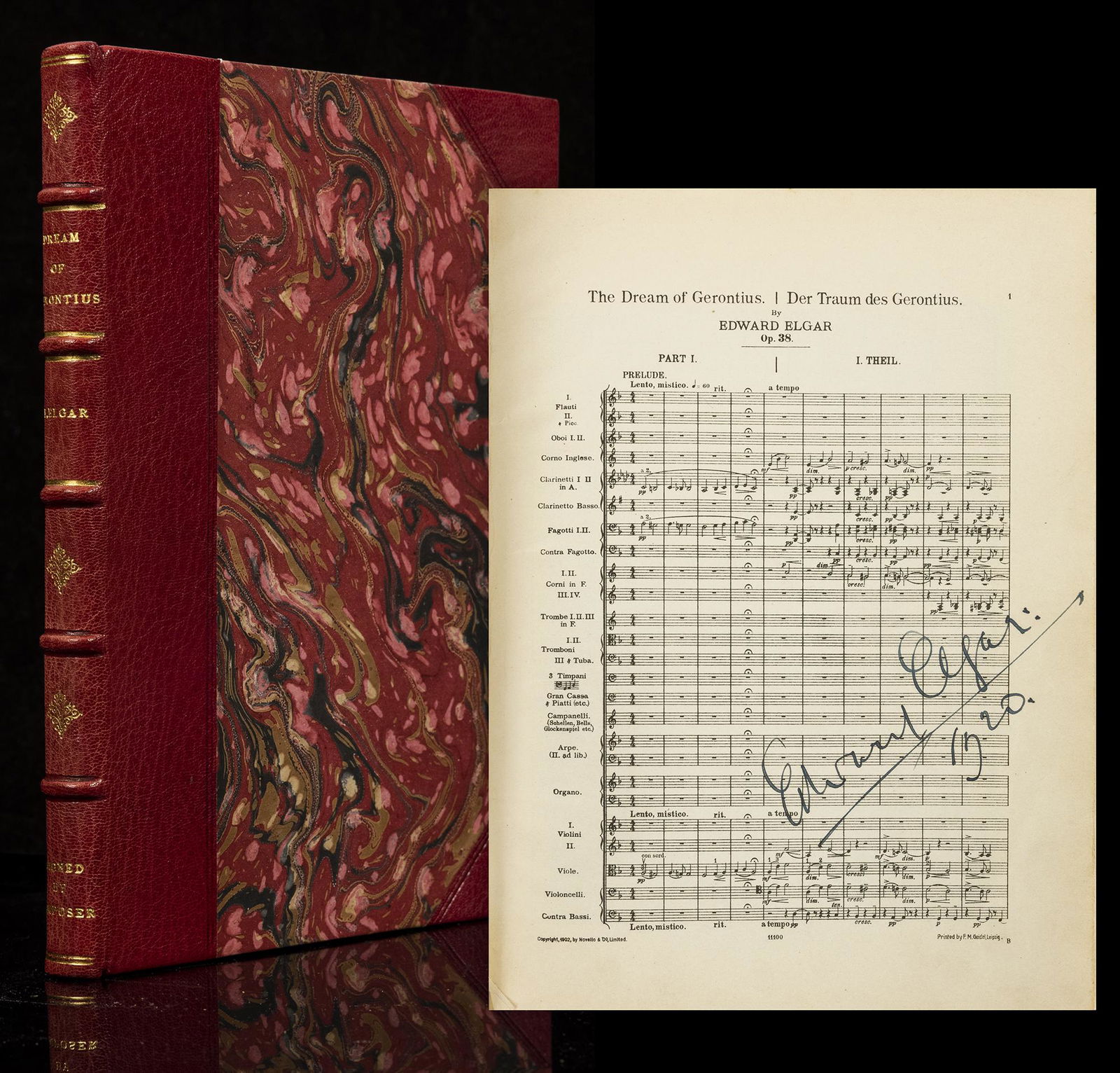 Elgar, Edward and John Henry Newman. "The Dream of (1 of 1)