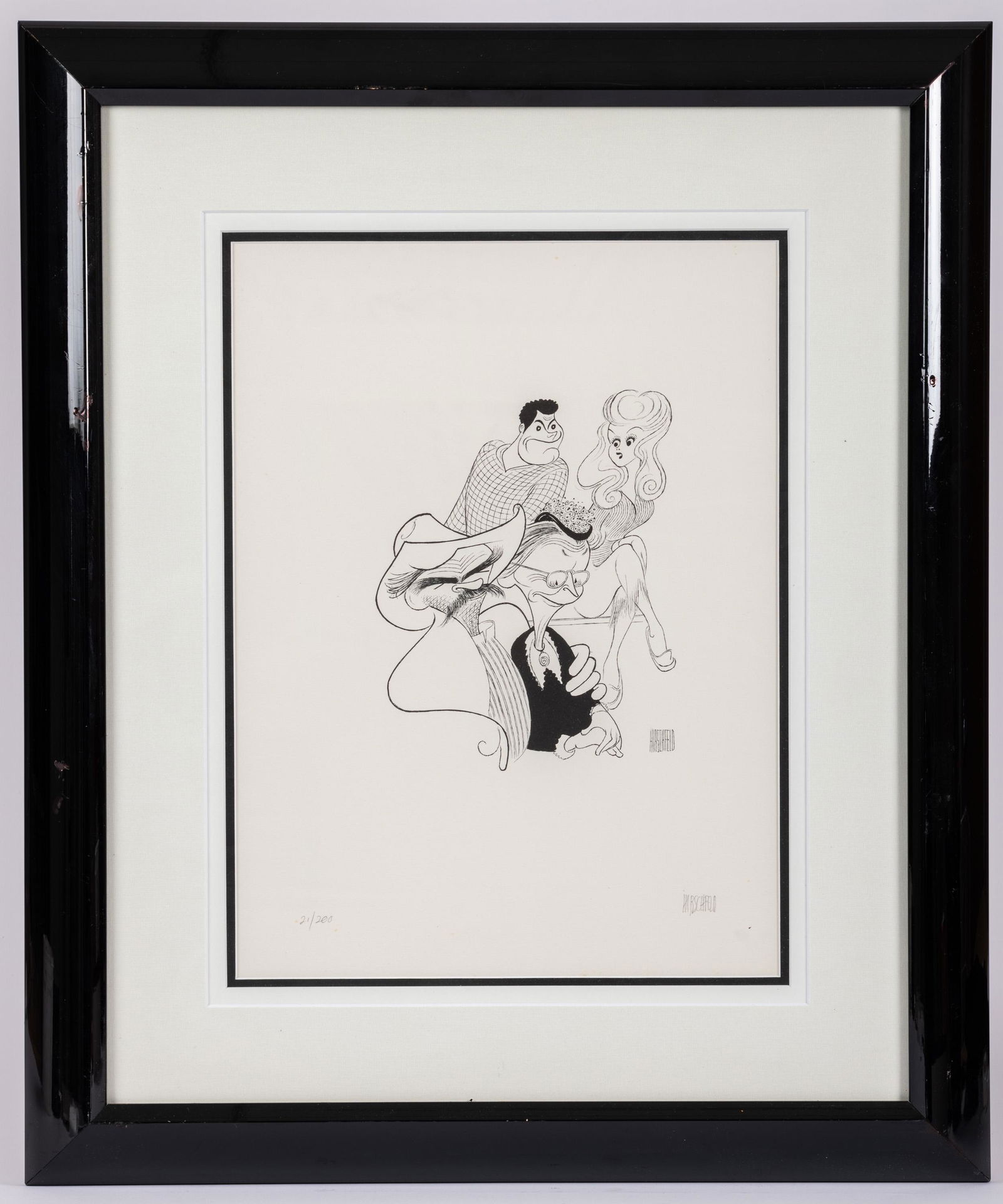 Hirschfeld, Al. "The Beverly Hillbillies" Signed & (1 of 1)