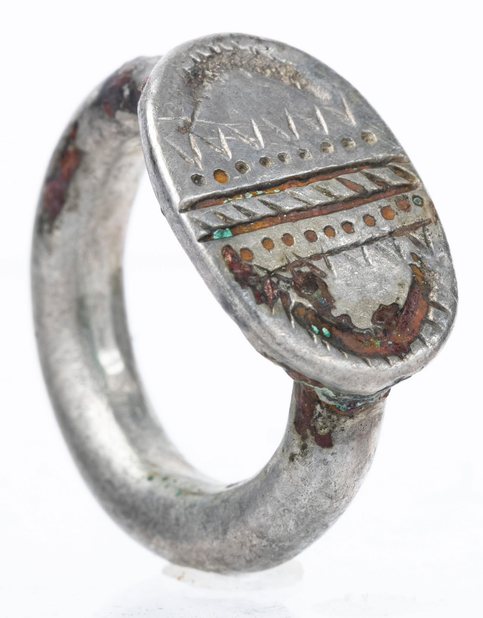 5th Century Silver Egyptian Ring with Compelling (1 of 1)