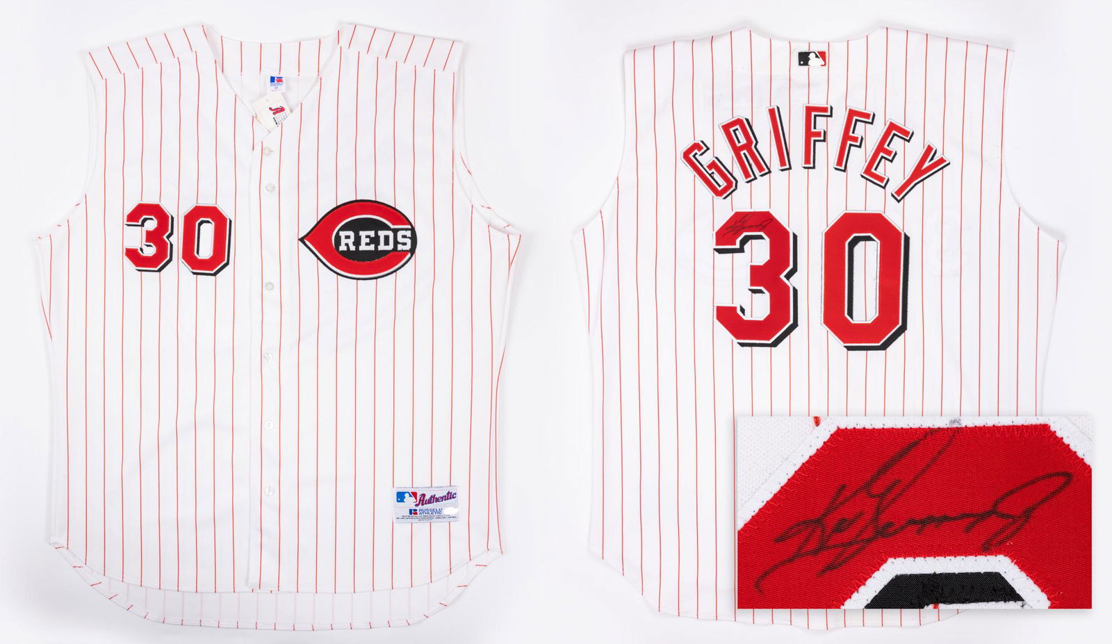 Ken Griffey Jr. Signed MLB Authentics Cincinnati Reds (1 of 1)