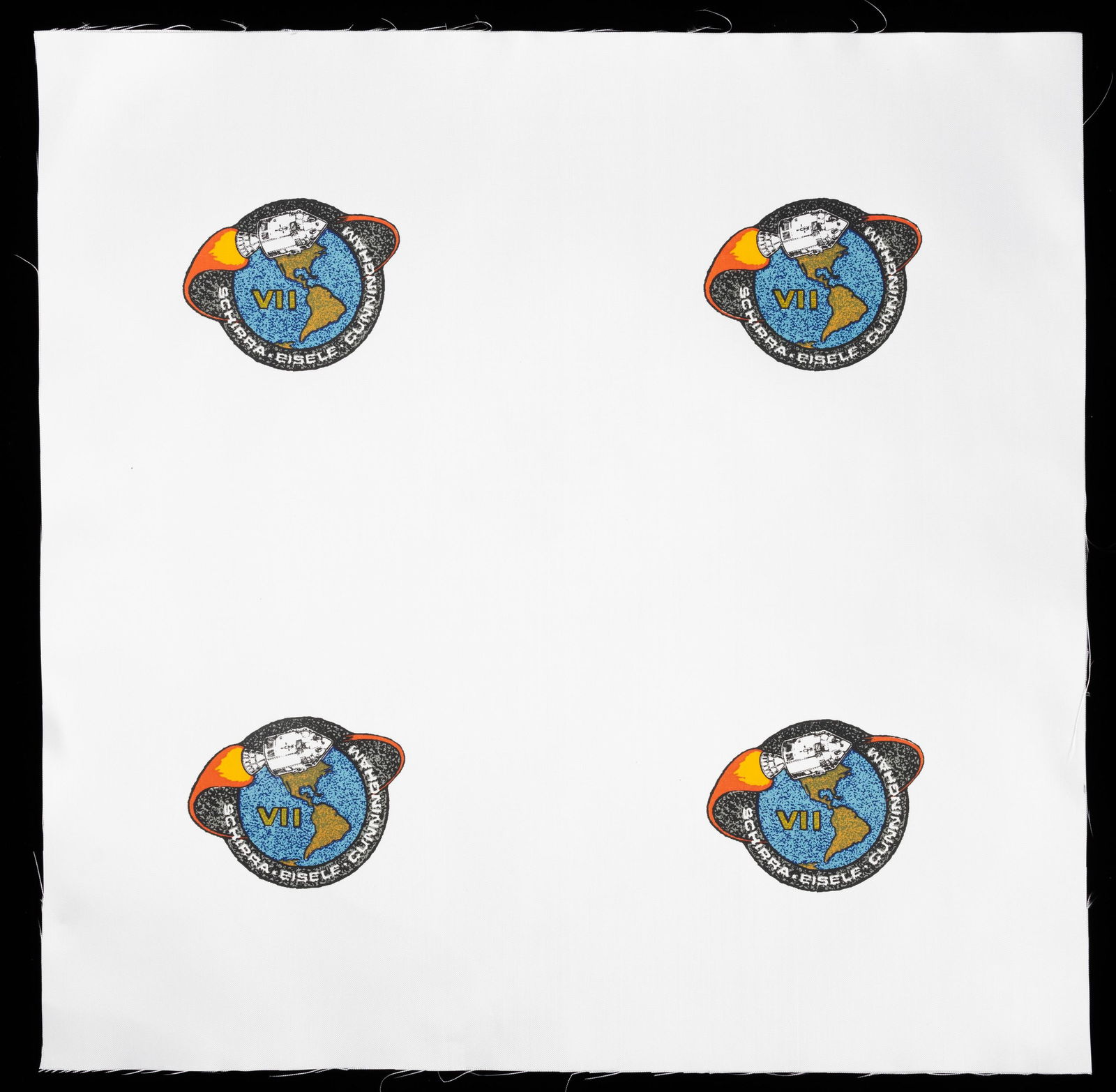 Apollo 7 Mission Beta Cloth Uncut Patch Sheet (1 of 1)