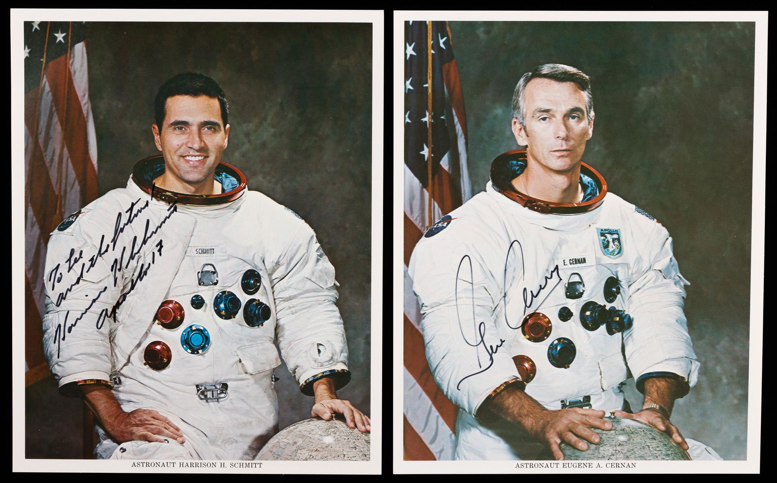 Apollo 17 Moonwalkers Signed Lithos (1 of 1)