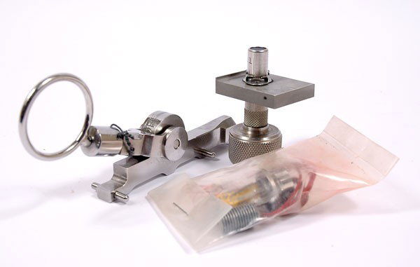 Shuttle Program, Lot of Three Different Hardware P: Shuttle Program, Lot of Three Different Hardware Pieces. Included are 1) a large "ON/OFF" Manual toggle switch (5x1") in new condition 2) a machined rotating knob with prin
