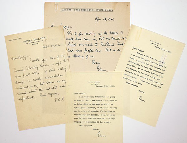 Rice, Elmer: Rice, Elmer (1892-1967) Nom de plume of Elmer Reizenstein. He was the author of many plays, including "Street Scene" (made into an opera with music by Kurt Weill and libretto by La