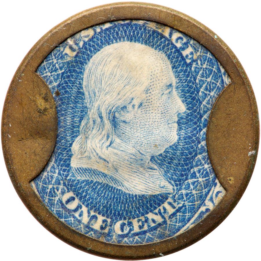 Encased Postage. Take Ayer's Pills One Cent. EP-3, (1 of 2)