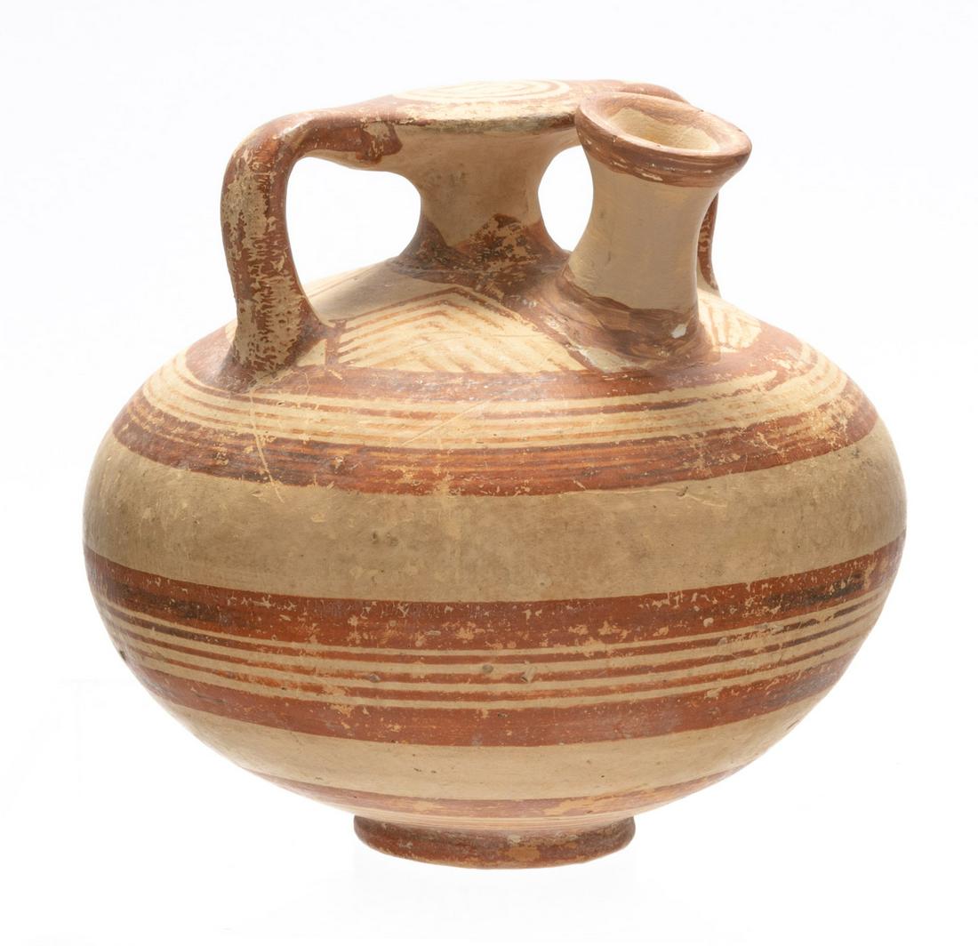 Mycenaean Terracotta Stirrup Jar, 1300-1200 B.C. (1 of 1)