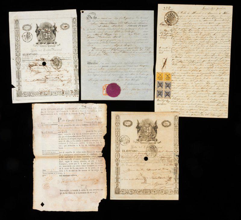 Outstanding, Curated Collection of 26 Late Colonial Latin American Appraisals, Grants, Contracts All (1 of 1)