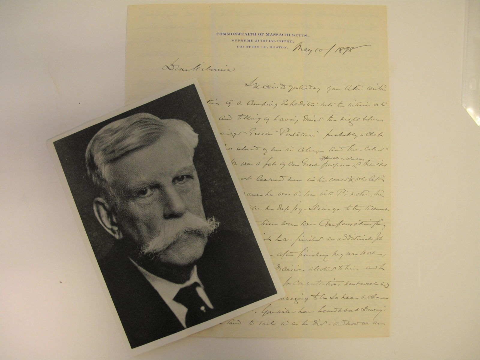 Holmes, Oliver Wendell Autograph Letter Signed 4pp. to a Woman Abroad and Containing Revealing and (1 of 1)