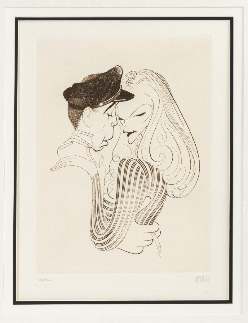 Hirschfeld, Al. "Bogart & Bacall: Key Largo" Signed Edition 123//200 (1 of 1)