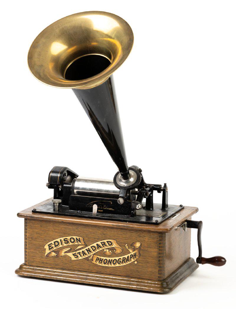 Edison Standard Hand Crank Wax Cylinder Player (1 of 1)