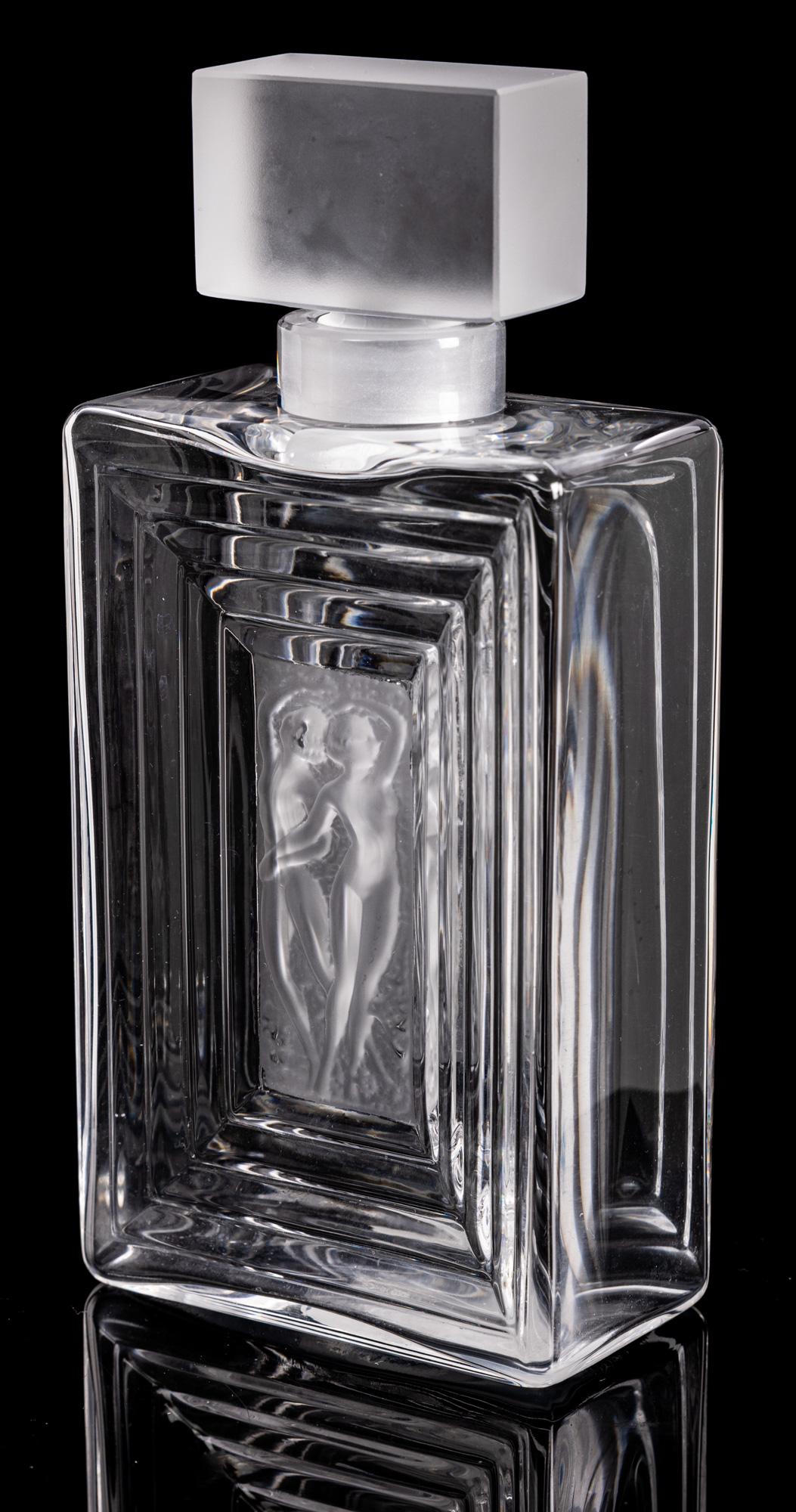 Renâ€š Lalique Duncan Perfume Bottle, Signed (1 of 1)