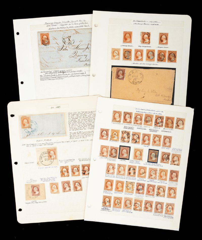 1851-56 3â€º Imperforates Specialized Collection (1 of 1)