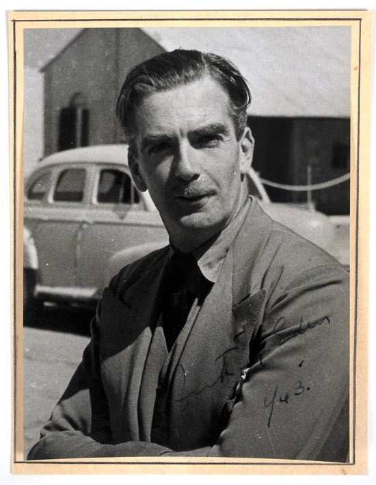 Eden, Sir Anthony: Eden, Sir Anthony (1897-1977) British Prime Minister; 1st Earl of Avon. Black and white Photograph Signed, no place, 1964, 8 x 6 inches, affixed at top to cardstock. A waist-up portrait with m