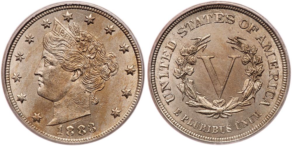 1883 Liberty Nickel. Without "CENTS" (1 of 1)