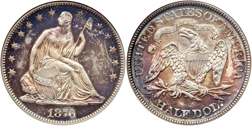 1876 Liberty Seated Half Dollar (1 of 1)