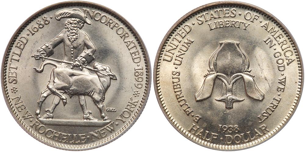 1938 New Rochelle Half Dollar (1 of 1)