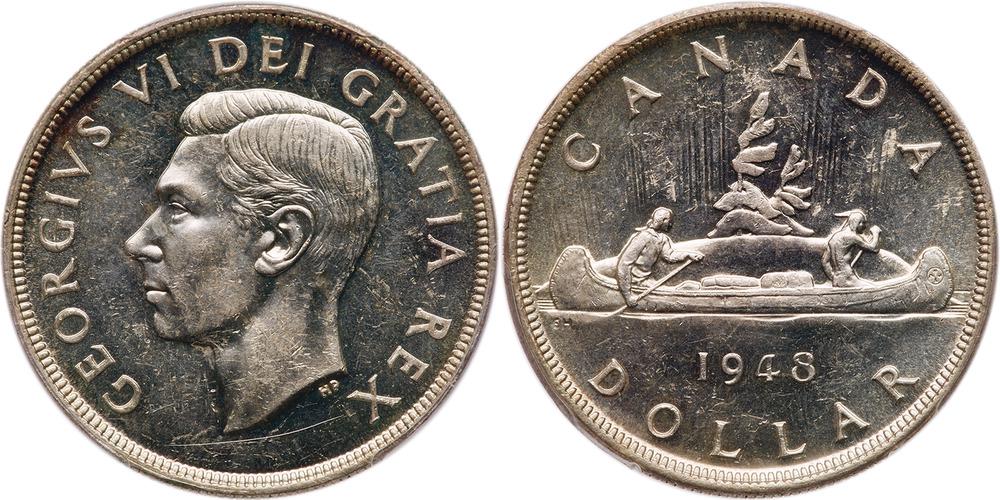 Canada. Dollar, 1948 (1 of 1)