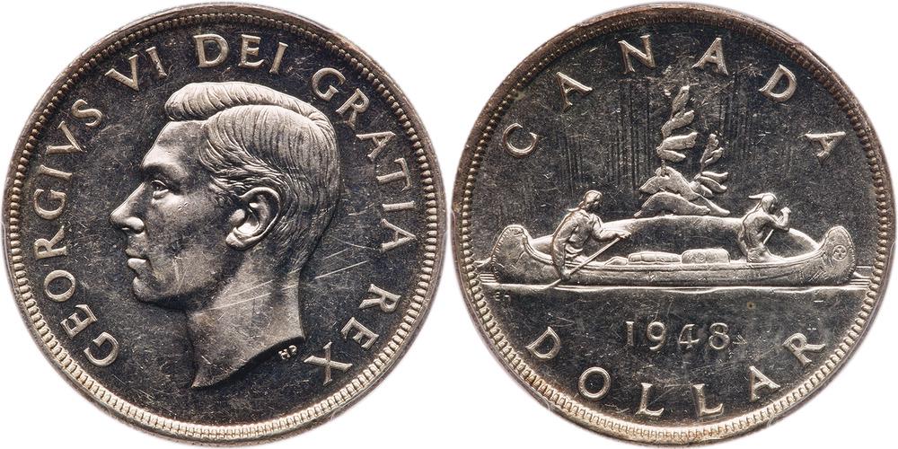 Canada. Dollar, 1948 (1 of 1)