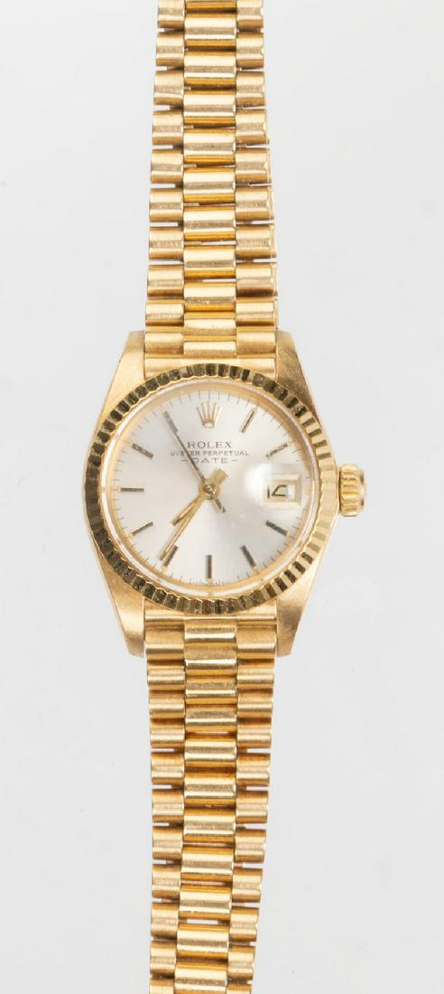 Lady's 18K Yellow Gold Rolex Oyster Perpetual Datejust Watch ca. 1983 Ref. 6917 in Excellent (1 of 1)